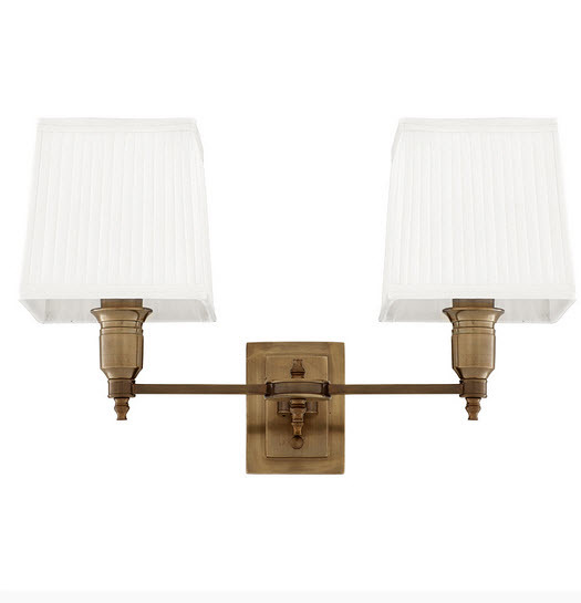 Бра Lexington Double от Eichholtz Белый/бронза 108935 EICHHOLTZ ПОД СТАРИНУ 059731 Белый;золото  - Вид №3