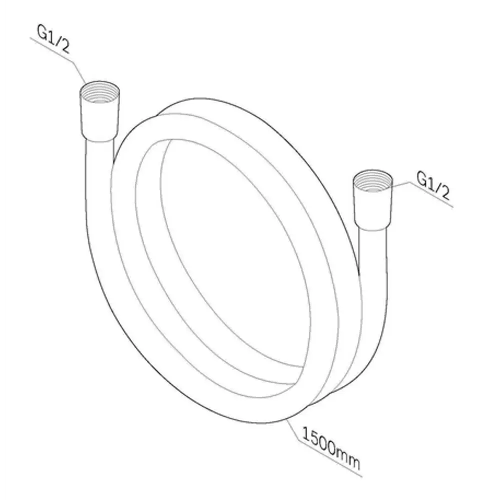 AM.PM Шланг для душа с антиперекручивающей системой 1.5 м 89346514 STLM-0968413 - Вид №1