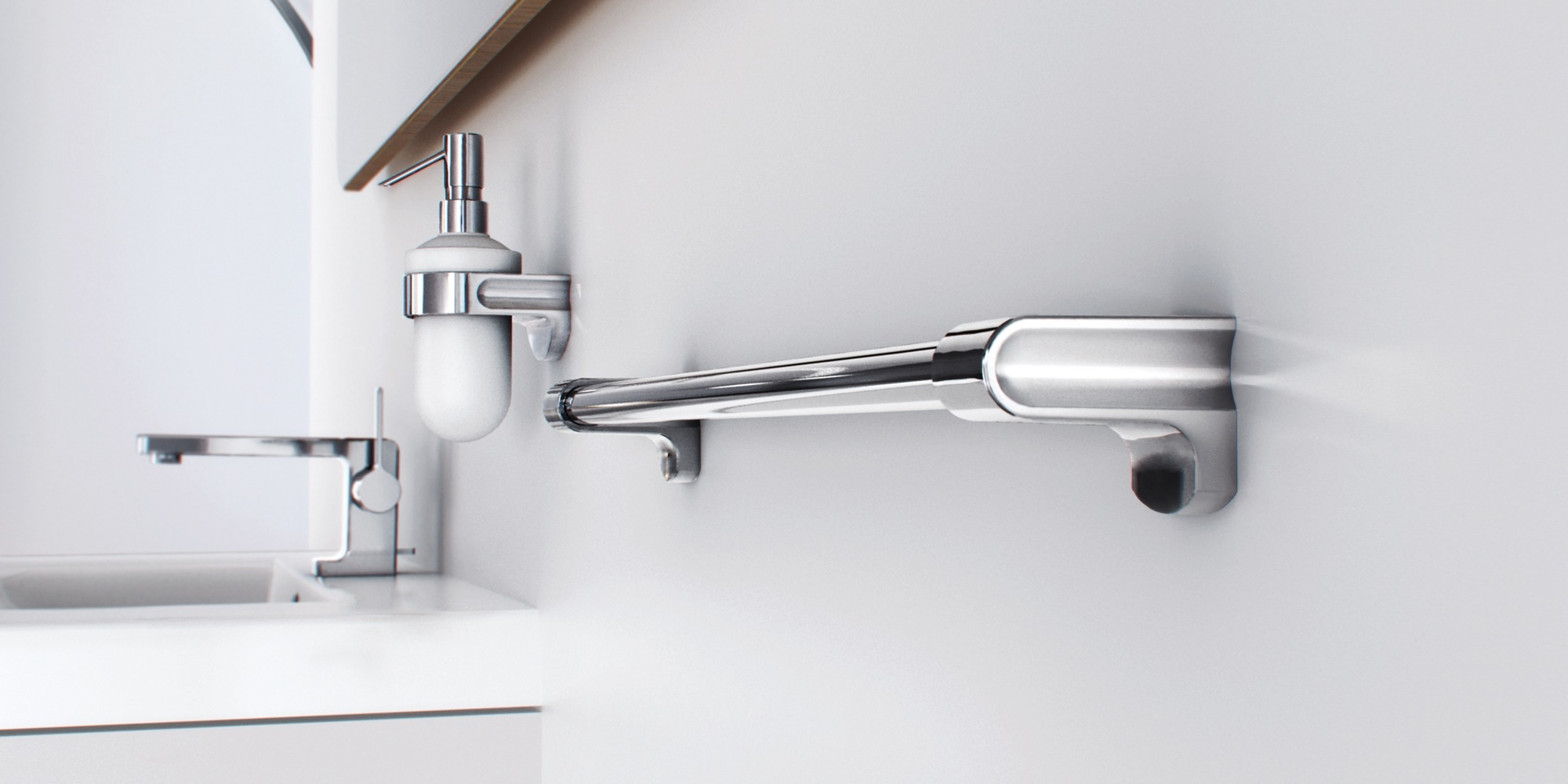 Sonia Полотенцедержатель 500 мм S1-Art Deco Хром 121793 - Вид №1