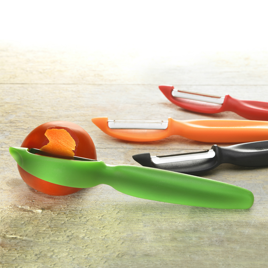 Нож для чистки овощей и фруктов Sharp Fresh Colourful с плавающим лезвием, зеленая рукоятка WUESTHOF W3071G7 - Вид №1