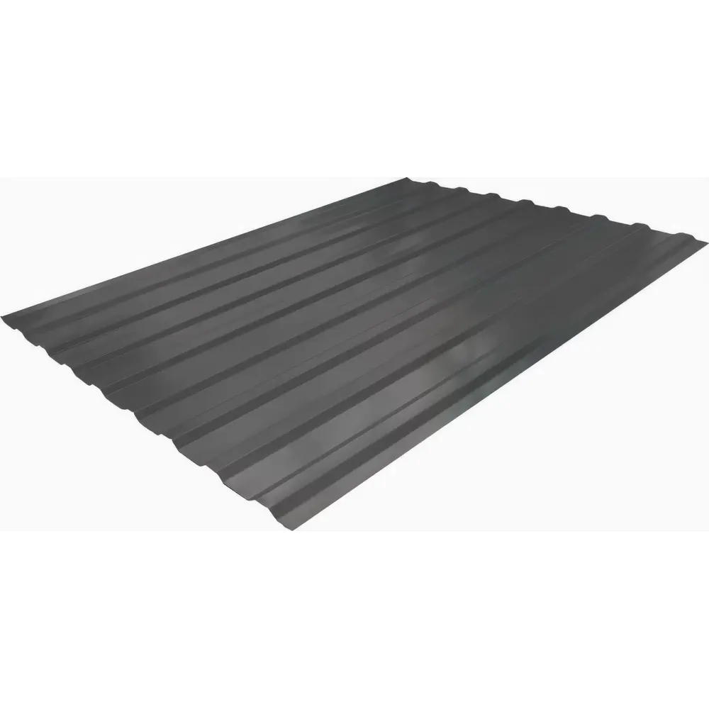 Профнастил С21 R 0.45 мм 2000x1051 мм RAL 7024 серый 84427743 STLM-2143059 Santreyd  - Вид №1