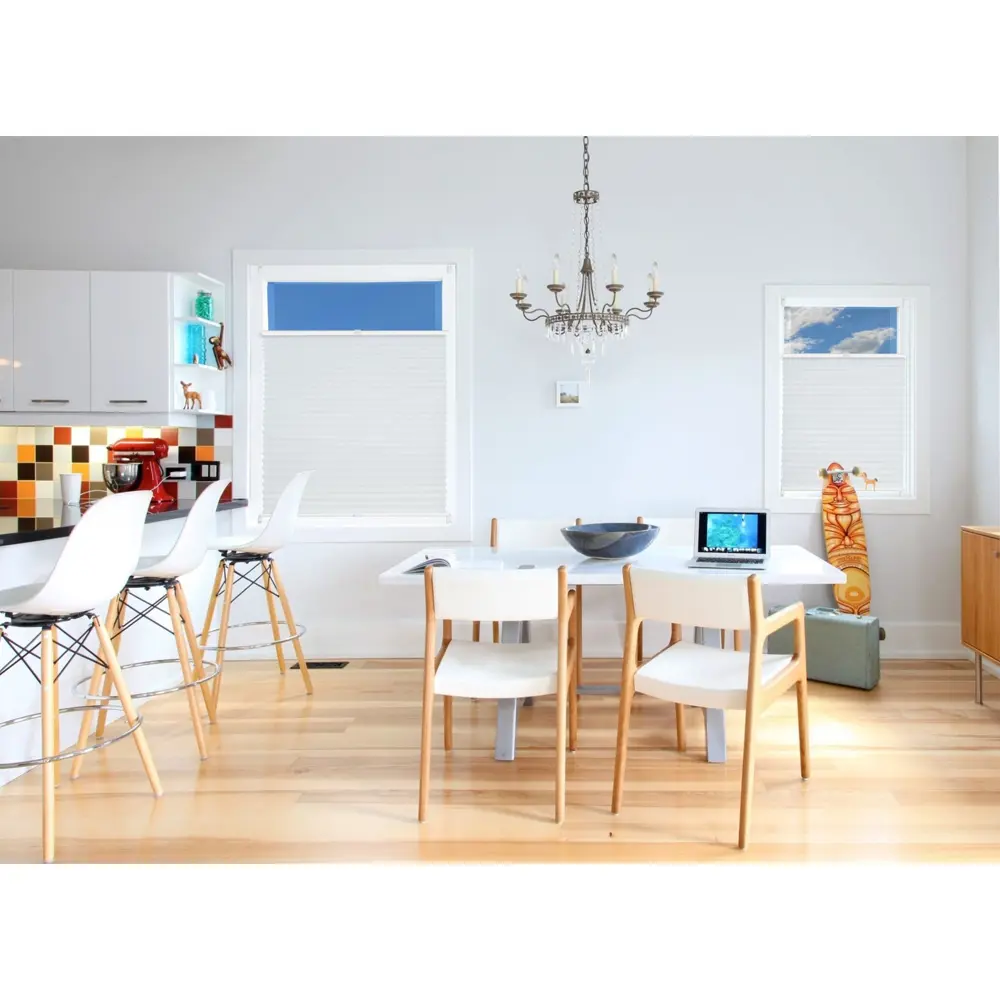 Плиссе с ручкой Плайн-Л 65х160 см текстиль цвет белый Santreyd STLM-2072149 - Вид №7