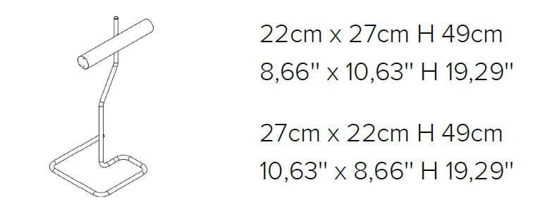 Регулируемая металлическая настольная лампа Natuzzi Italia Колизей ARCH-00121002 - Вид №4