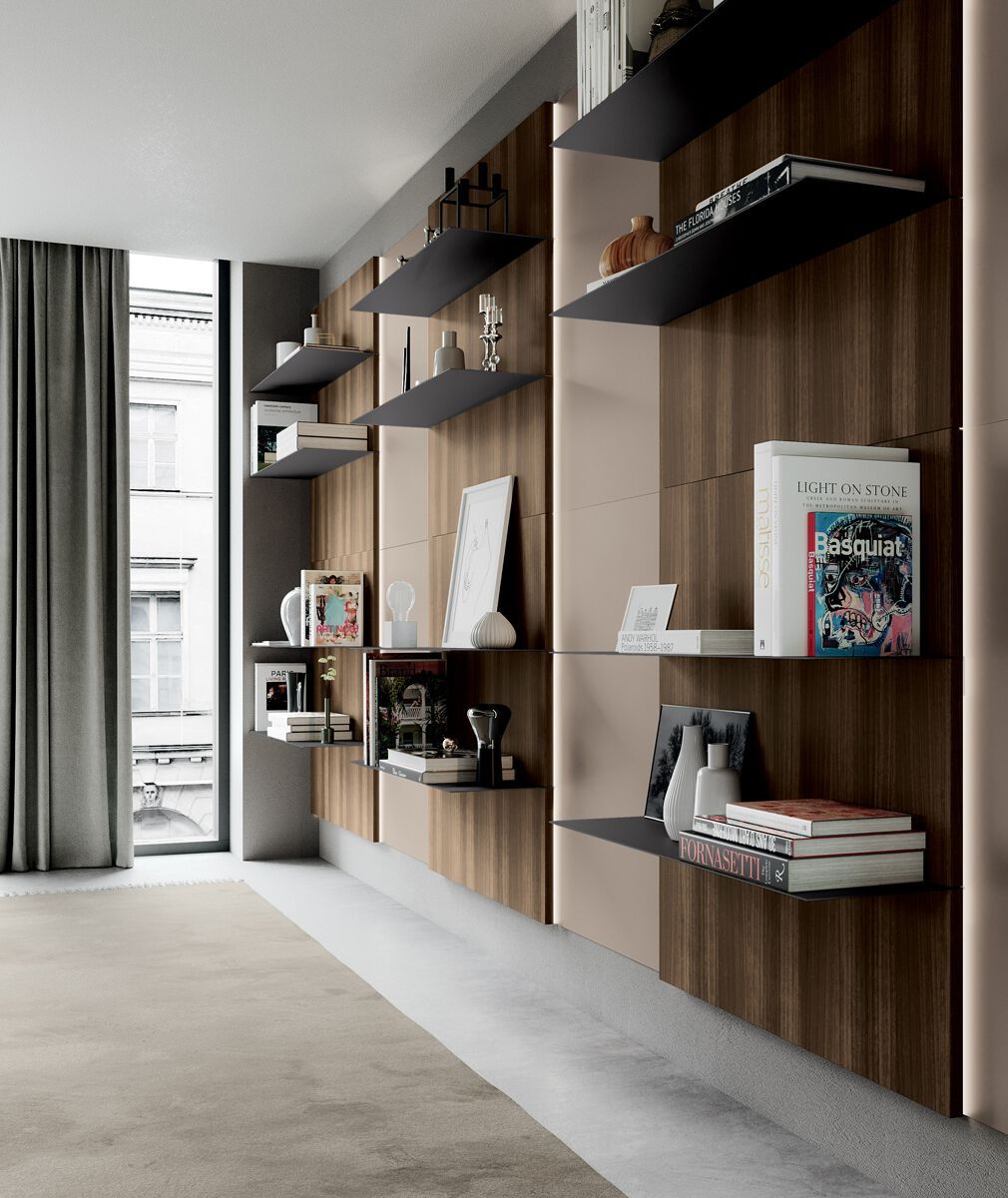 Деревянная секционная оборудованная стена Febal Casa DICIOTTO ARCH-00042839 - Вид №34