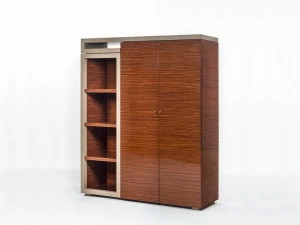 OAK Высокий офисный шкаф из розового дерева Milano collection Sc7004