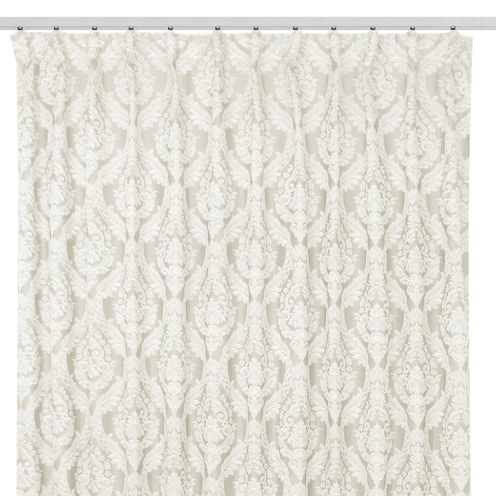 Штора на ленте «Монограм» 200х280 см цвет капучино INSPIRE STLM-2136298 - Вид №1