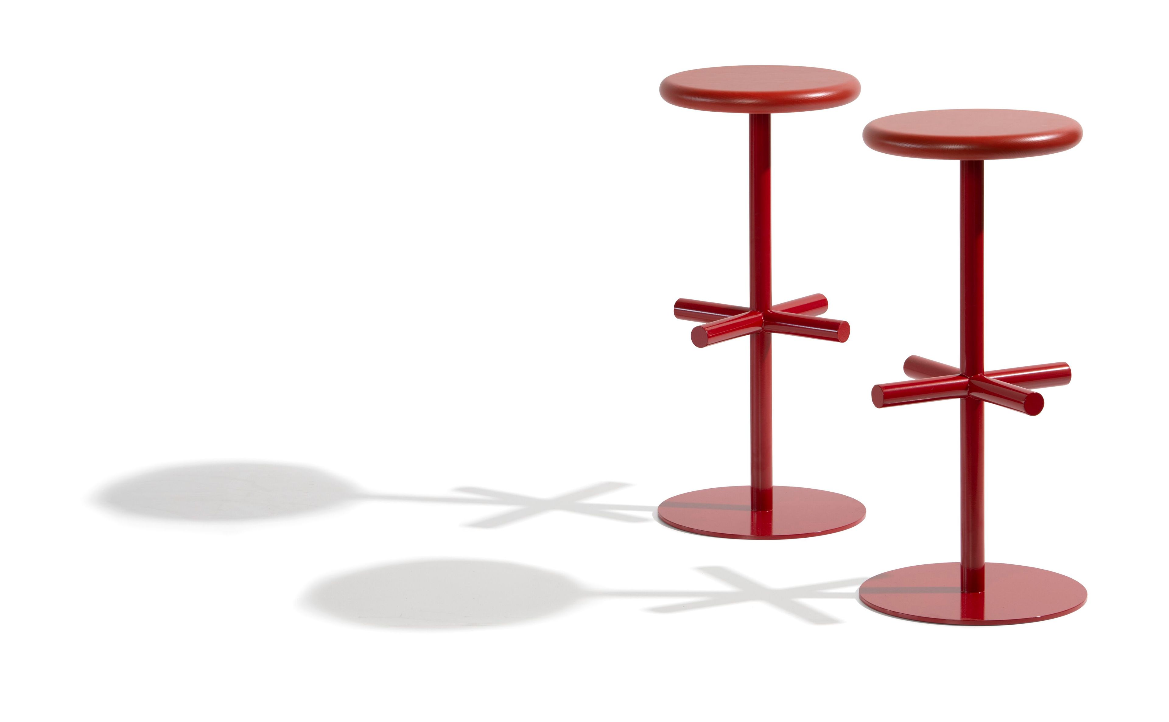 Высокий стальной барный стул с подставкой для ног Bla Station OXO ARCH-00036035 - Вид №7