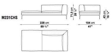 B&B Italia Секционный угловой диван в коже Michel sun-id-1423075 - Вид №30