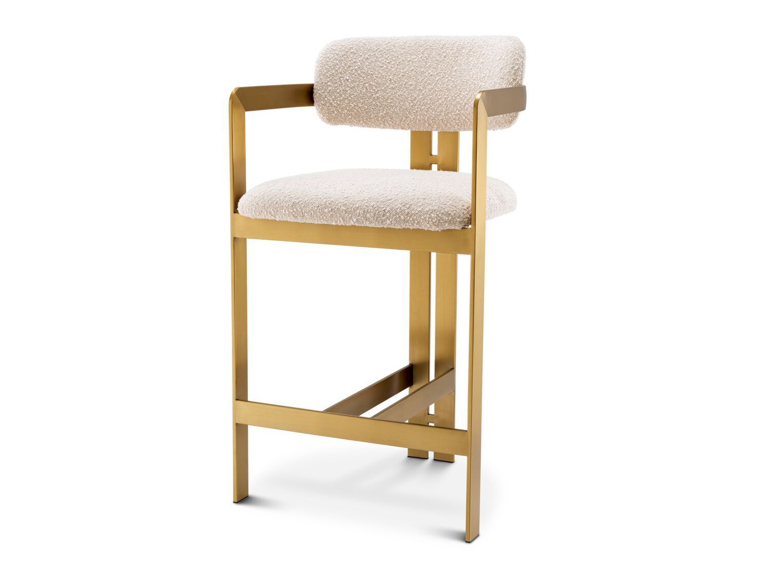 Высокий тканевый мягкий стул с подлокотниками Eichholtz Donato ARCH-00068956