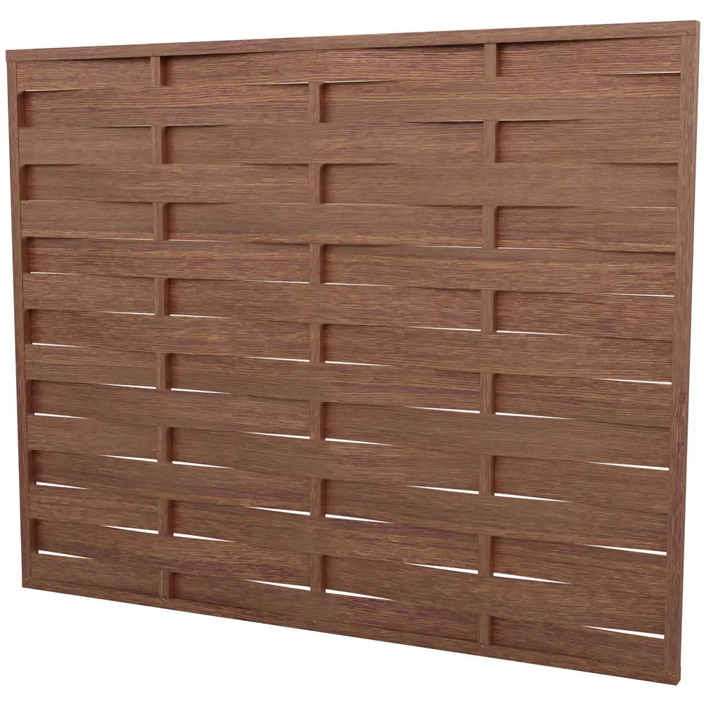 Забор-жалюзи Утес 2x2.5 м цвет светлое дерево Santreyd STLM-2183621