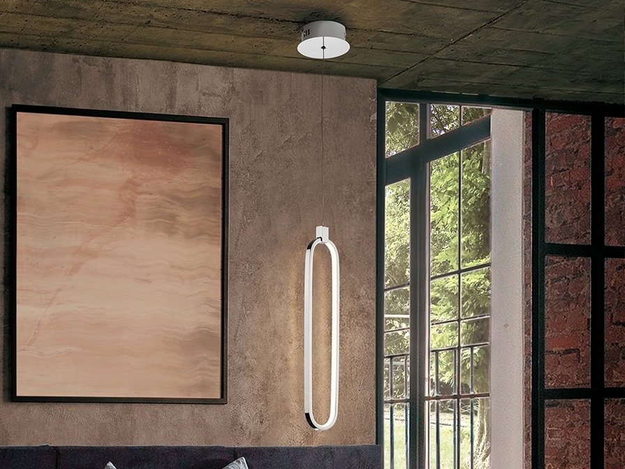 085614 Подвесной светильник 1L хром Schuller Colette - Вид №1