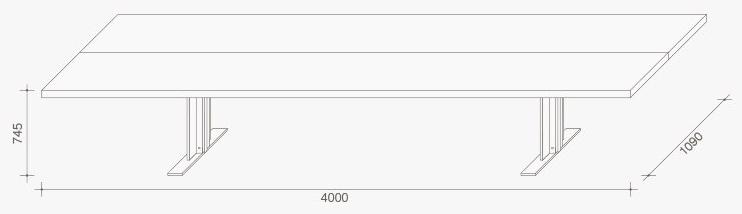 Lema Прямоугольный стол со столешницей из вулканического камня sun-id-1468706 - Вид №12