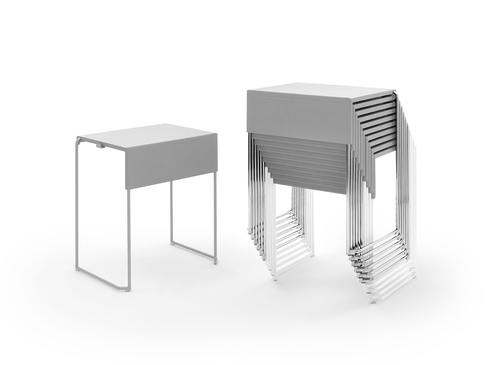 Штабелируемый школьный стол из полипропилена Leyform SNAP EDU ARCH-00096098 - Вид №9