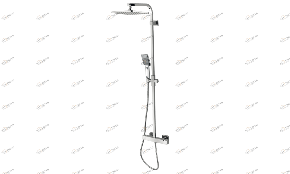 L30008 Душевая колонна COSMO 230 x 230 mm - Monocomando BOSSINI 