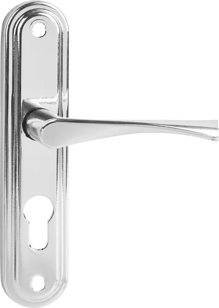 ЗЕНИТ ЗВ7 — врезной замок для деревянных дверей с хромированным покрытием 85302254