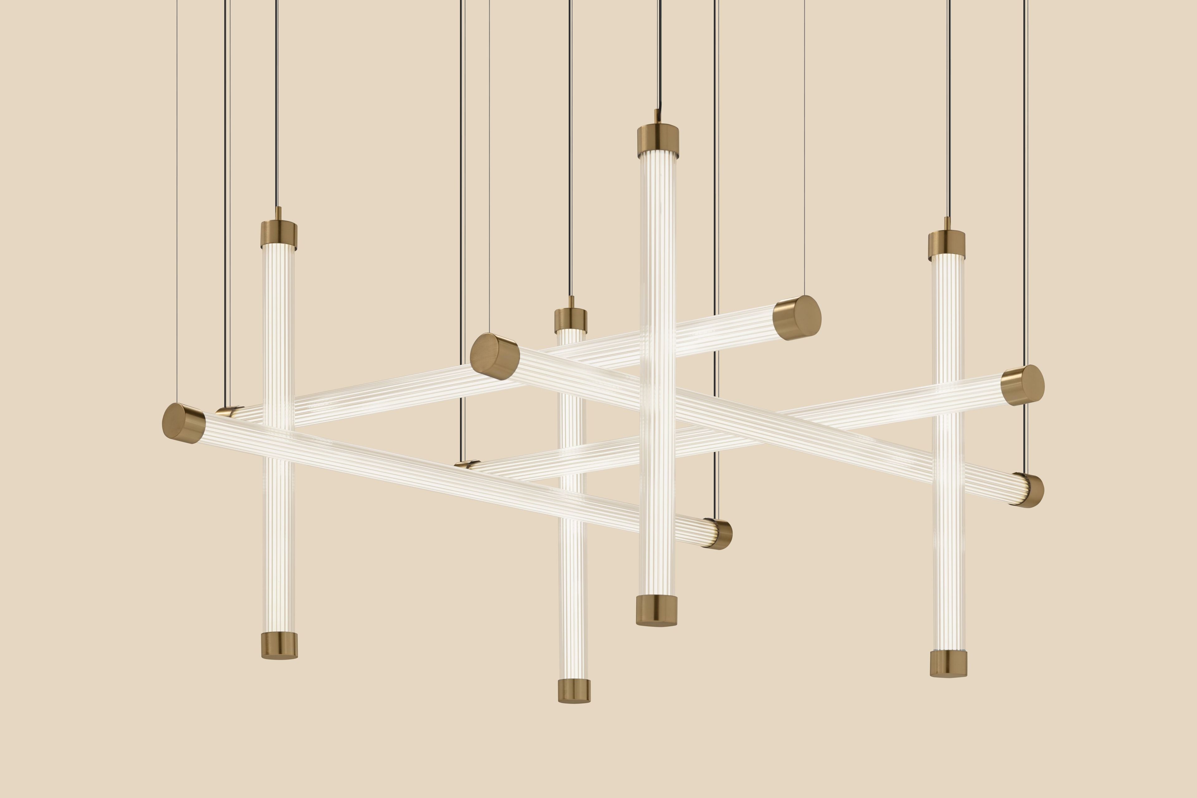 Подвесной светильник из боросиликатного стекла Euroluce Lampadari текстура ARCH-00134303 - Вид №8