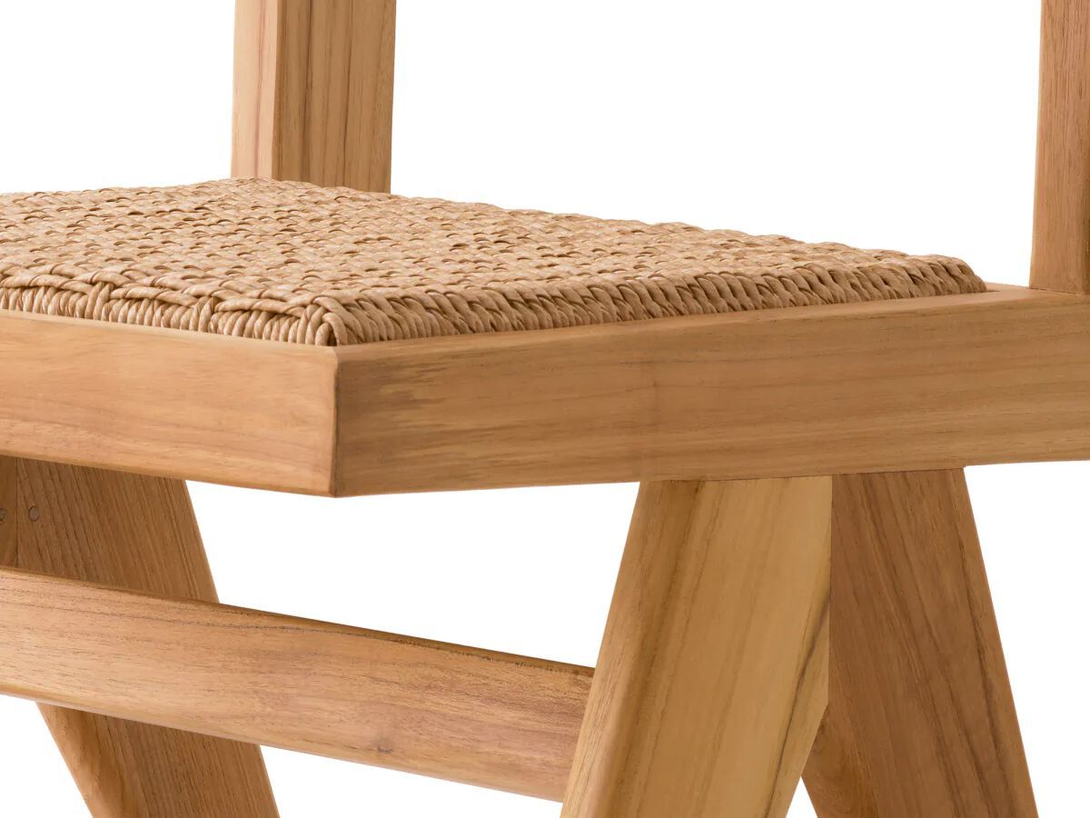 Стул для сада из тикового дерева без подлокотников Eichholtz NICLA ARCH-00016148 - Вид №2