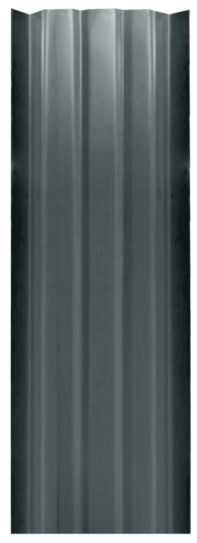 Santreyd Евроштакетник М-образный 69мм графит двухсторонний 84169421 STLM-0046766 - Вид №1