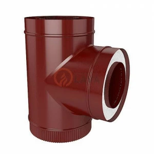 Сэндвич-тройник LAVA 150/220 мм. 90" вишневый (3005)