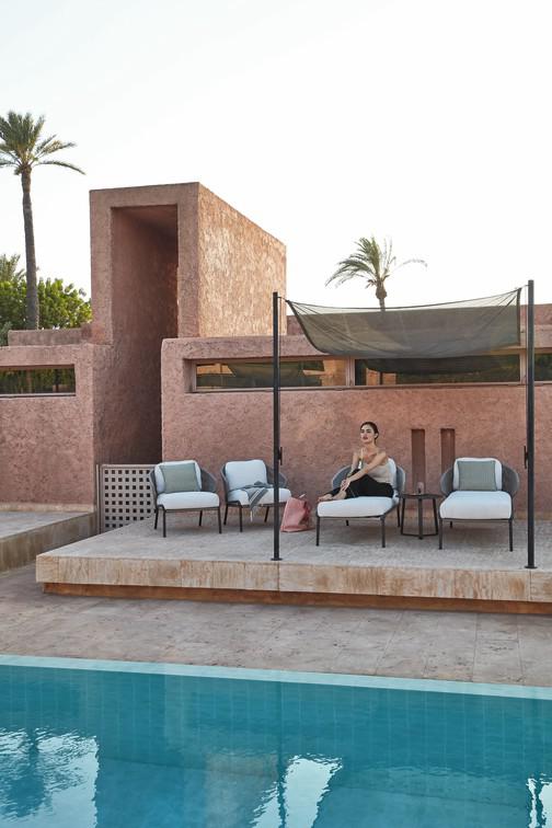 MNST317 1 мест. кресло кремень перец Manutti Radius - Вид №16