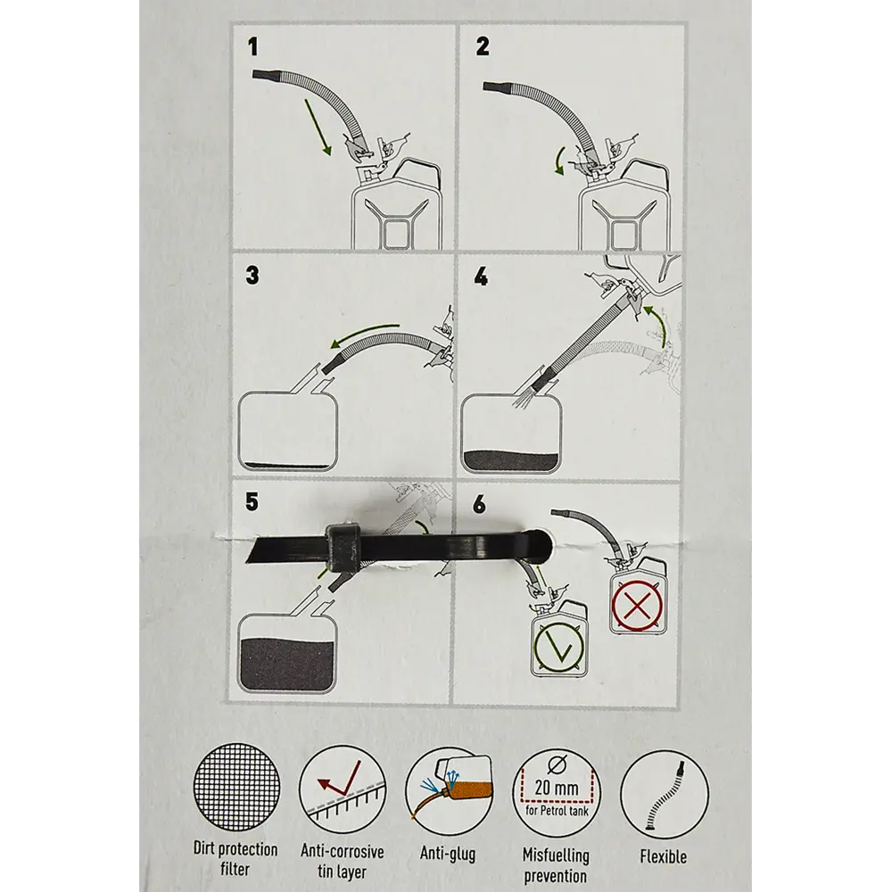 Насадка-носик для металлической канистры Rexxon гибкая STLM-2136644 - Вид №3