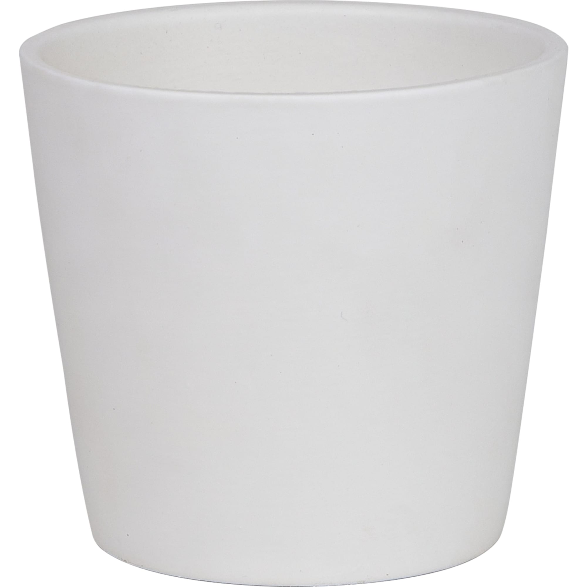 83801938 Кашпо для цветов ø10 h9 см v0.4 л глина белый Кактусник Santreyd 