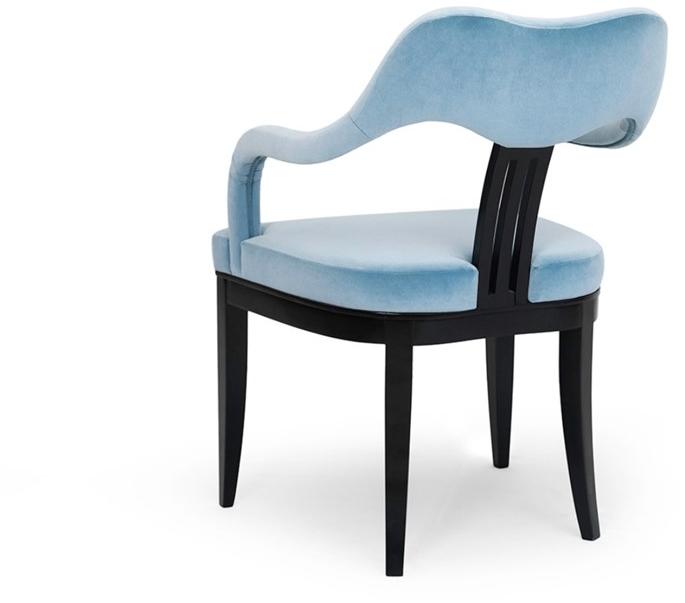 Mytto Бархатный стул с открытой спинкой Larforma sun-id-1358677 - Вид №3