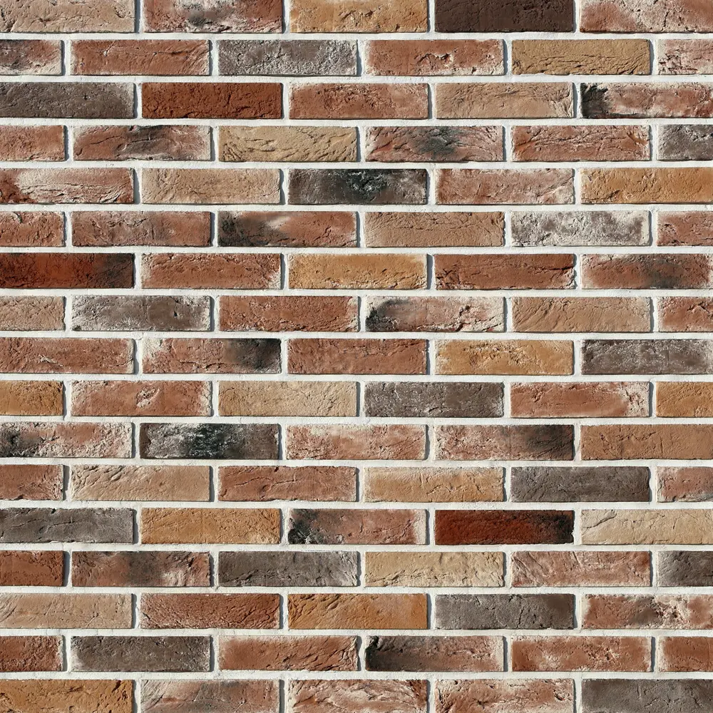 Камень искусственный Дерри Брик разноцветный 0.62 м² Santreyd STLM-2197643