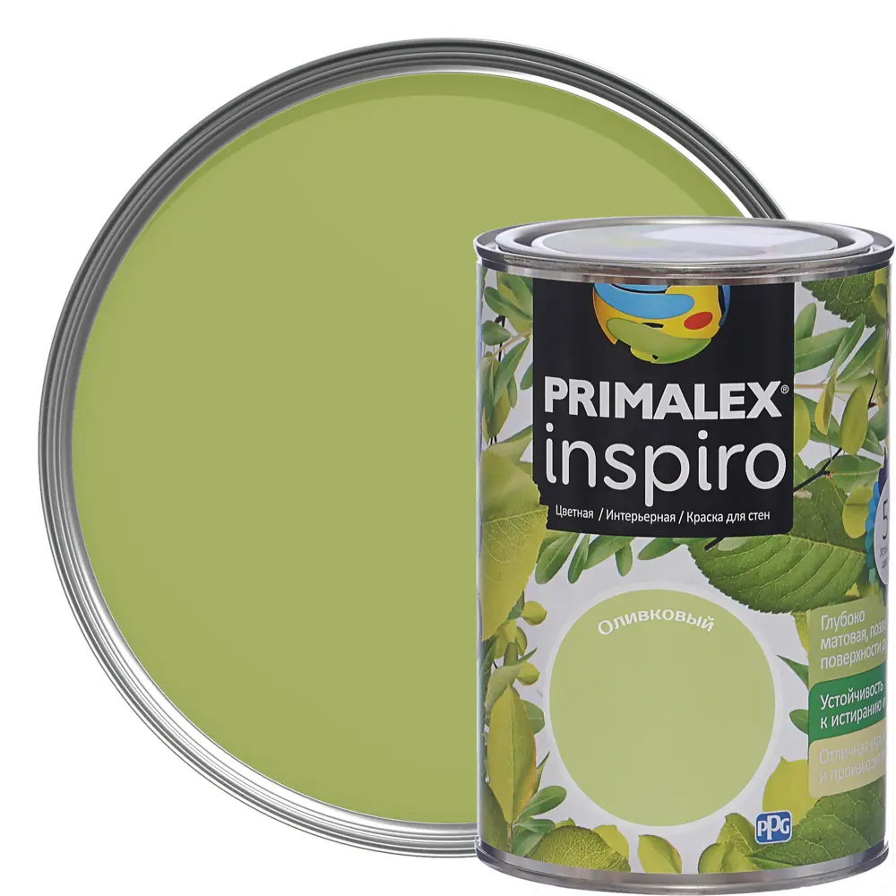 Краска Primalex Inspiro 1 л Оливковый STLM-2024317