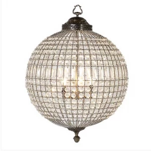 Люстра Kasbah L от Eichholtz бронзовая 104925 EICHHOLTZ ДИЗАЙНЕРСКИЕ, EICHHOLTZ, ШАР 061576 Бронза