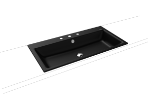 Умывальник KALDEWEI Сталь эмалированная 3152 294 черный матовый 100