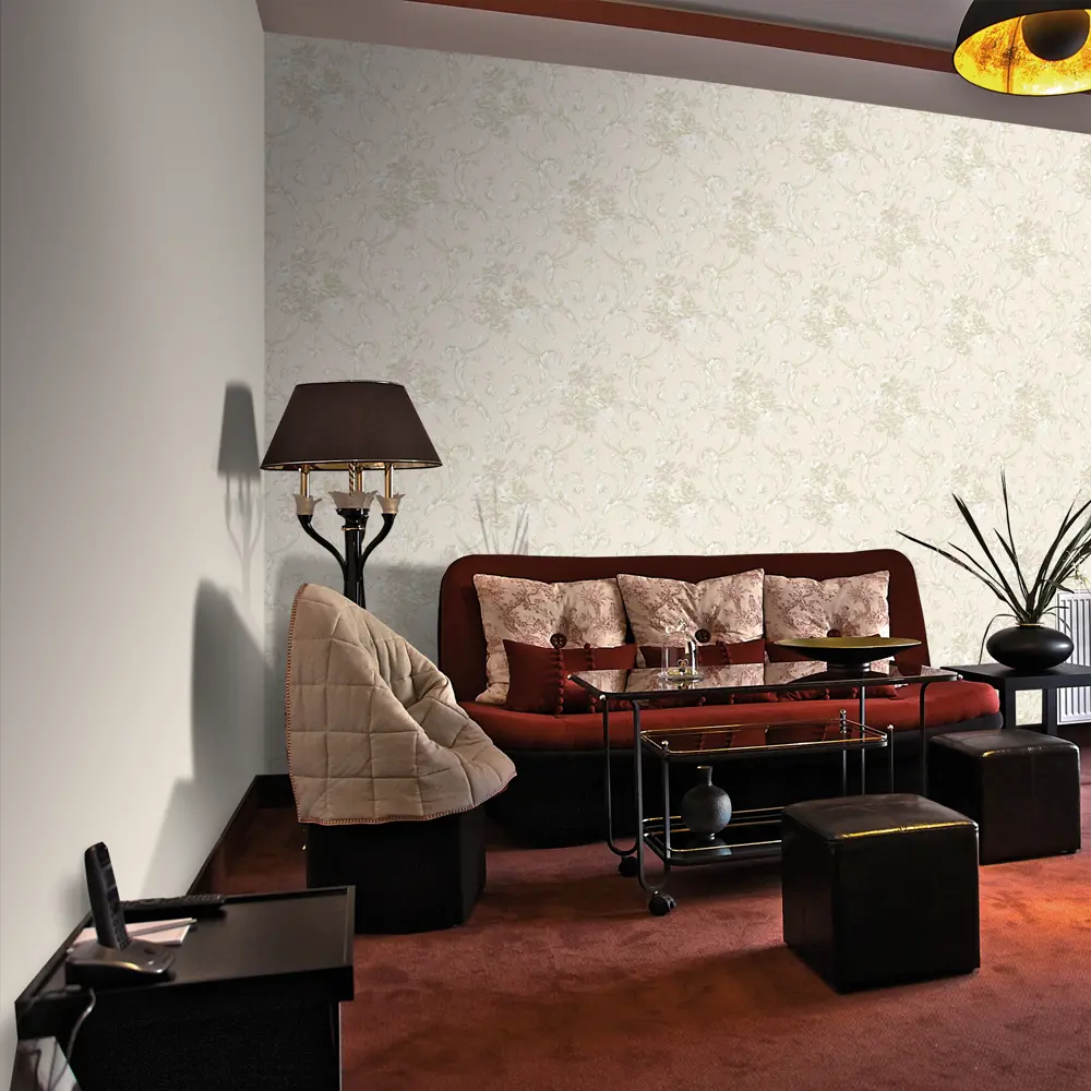 Обои флизелиновые Erismann Elegance бежевые 1.06 м 4391-3 STLM-2206322 - Вид №1