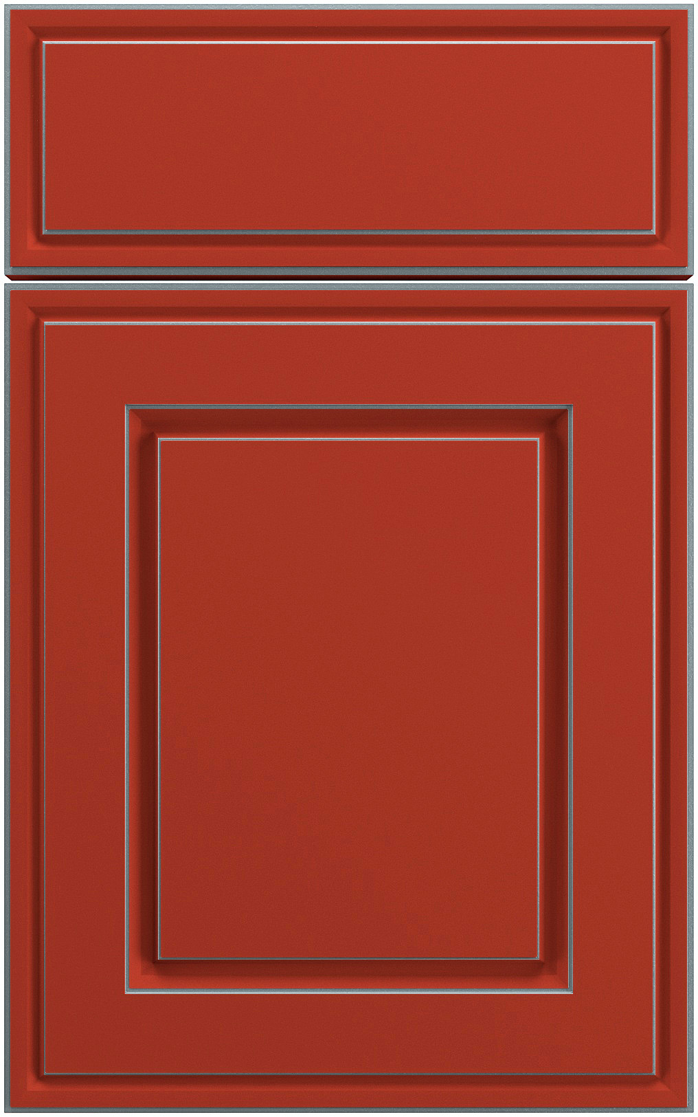 Фасады для кухни Патина Фрезеровка «Бостон» 502 Берлинский красный SIST2828-6105 SIDAK