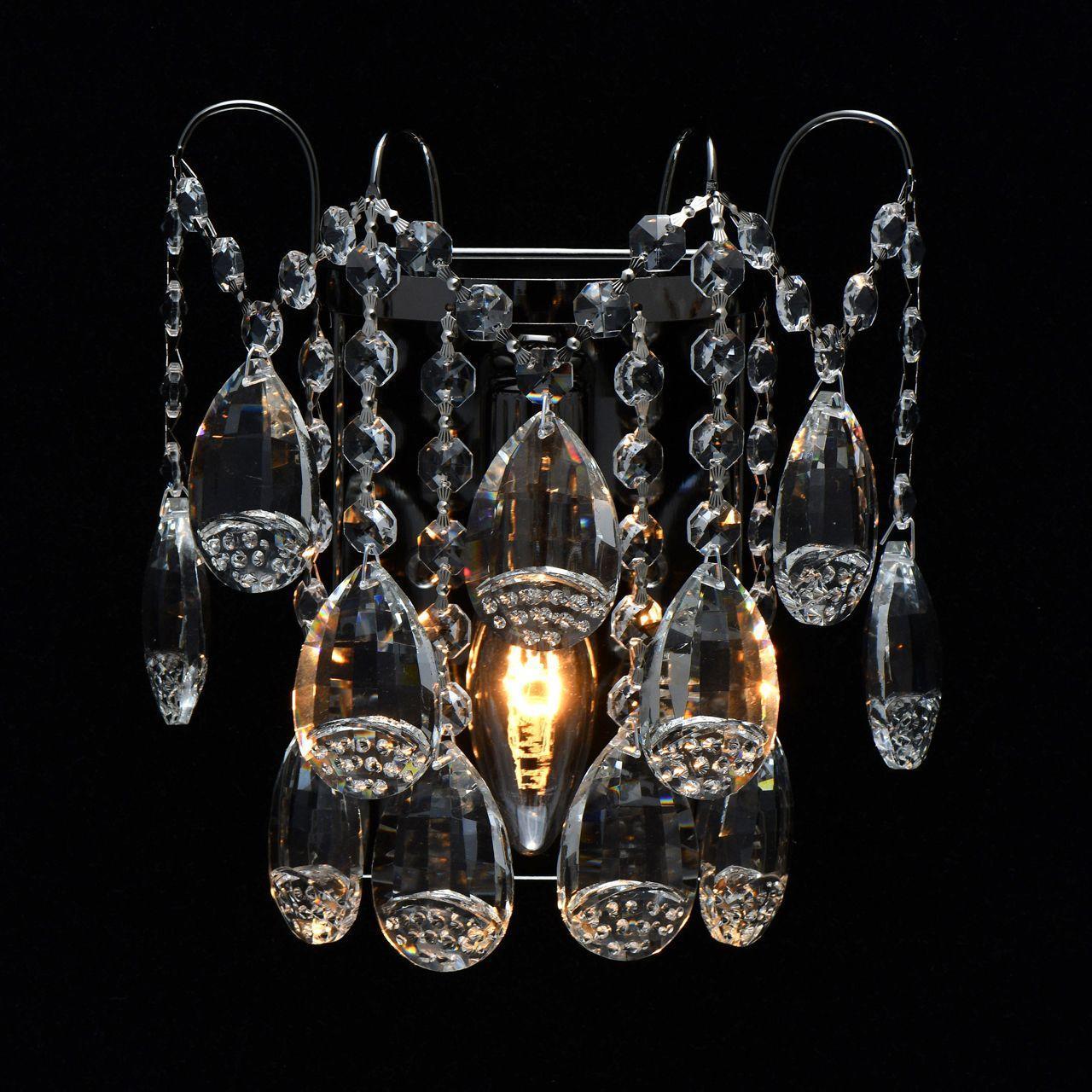 Бра настенное серебристое хром De Markt City "Бриз" 464029101 DE MARKT БРИЗ 00-3929851 Хром - Вид №2