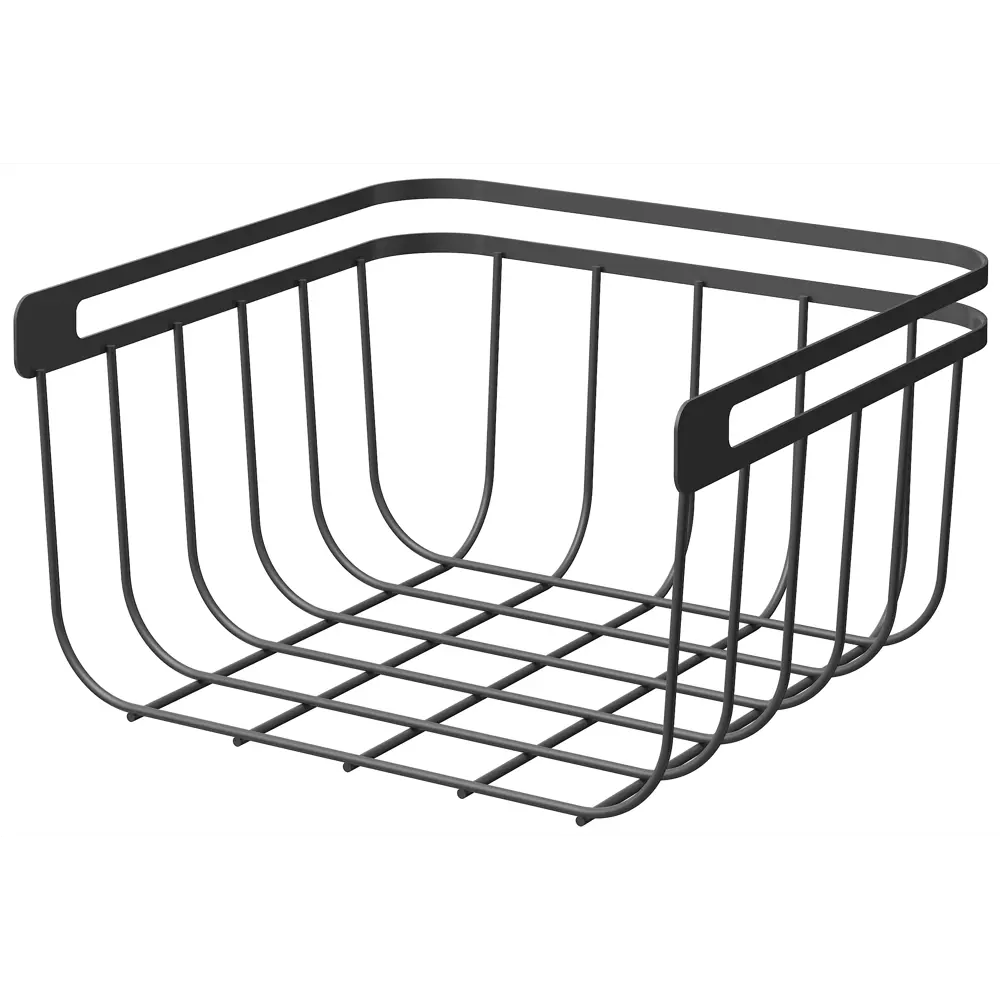 Вставка сетчатая для полки Spaceo KUB Paris 32x17.4x30.8 cм металл цвет черный STLM-2067757