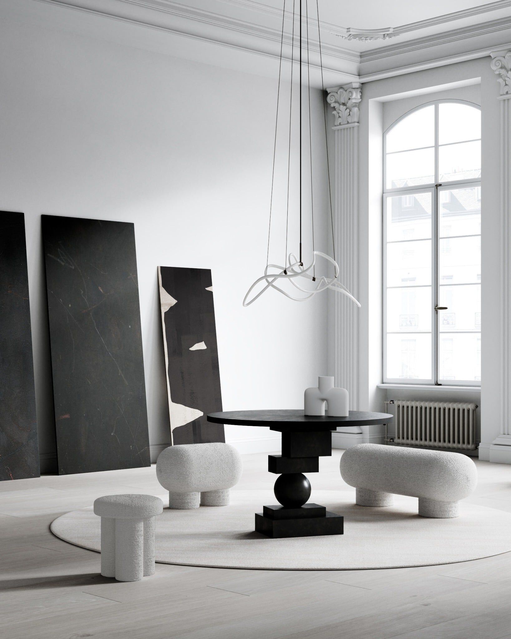 Низкая ткань табурет 101 Copenhagen Big Foot ARCH-00020547 - Вид №1