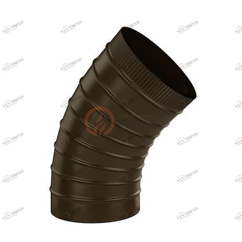 Сэндвич-отвод LAVA 150/220 мм. 45" коричневый (8017) 4332