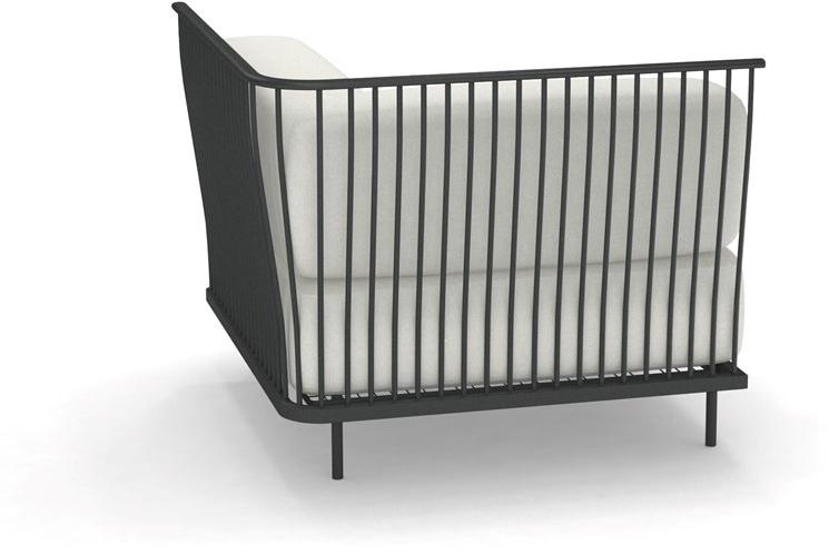 emu Угловое садовое кресло с тканевой обивкой Cannolè 1082 - 1083 - 1084 - Вид №9