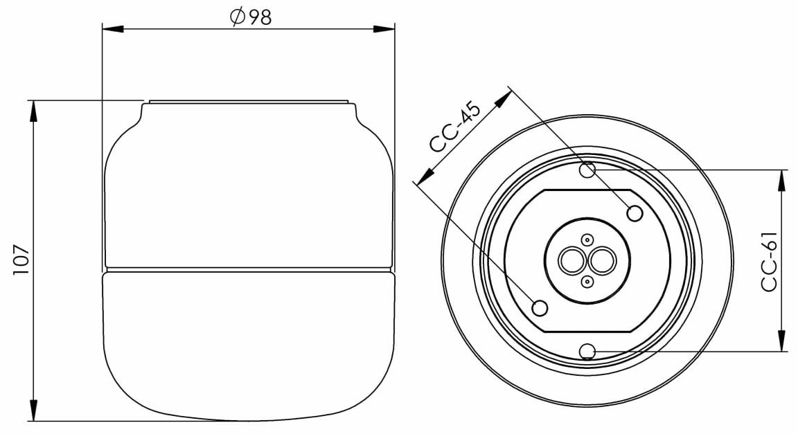 Настенный светильник из опалового стекла и фарфора Ifö Electric Ohm ARCH-00061970 - Вид №2
