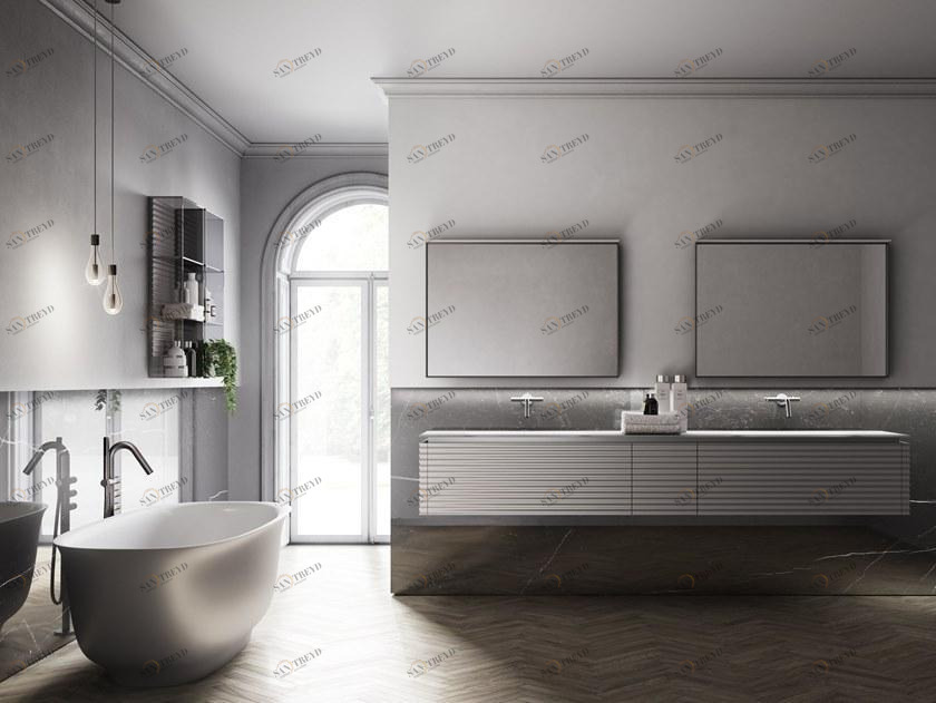 Ideagroup Двойной туалетный столик с зеркалом Dolcevita by aqua sun-id-1394966