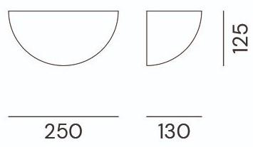 Il Fanale Бра из окрашенного металла Sunset U5e1 - Вид №1
