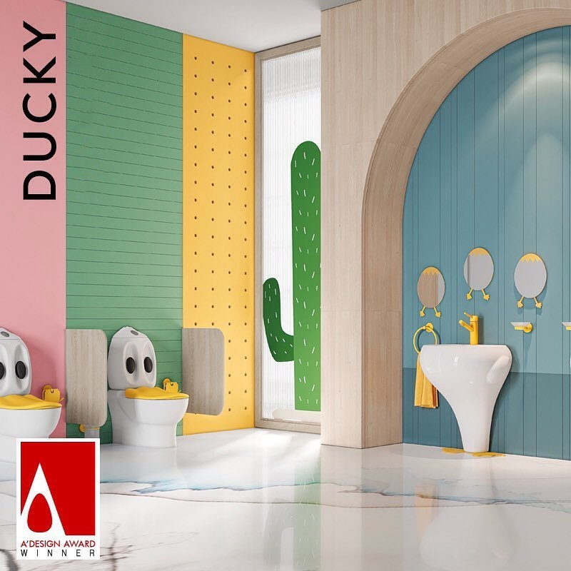 DC400-00CB00E-0000 DUCKY Бачок детский Creavit Ducky  - Вид №2