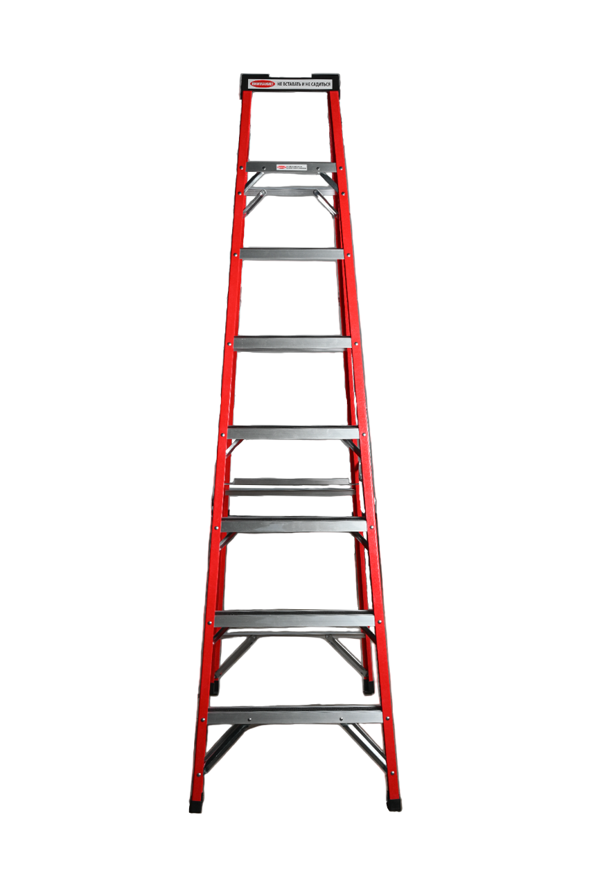 Стремянка SF 1007 стеклопластиковая 7 ступеней, Alumet, с органайзером  - Вид №4