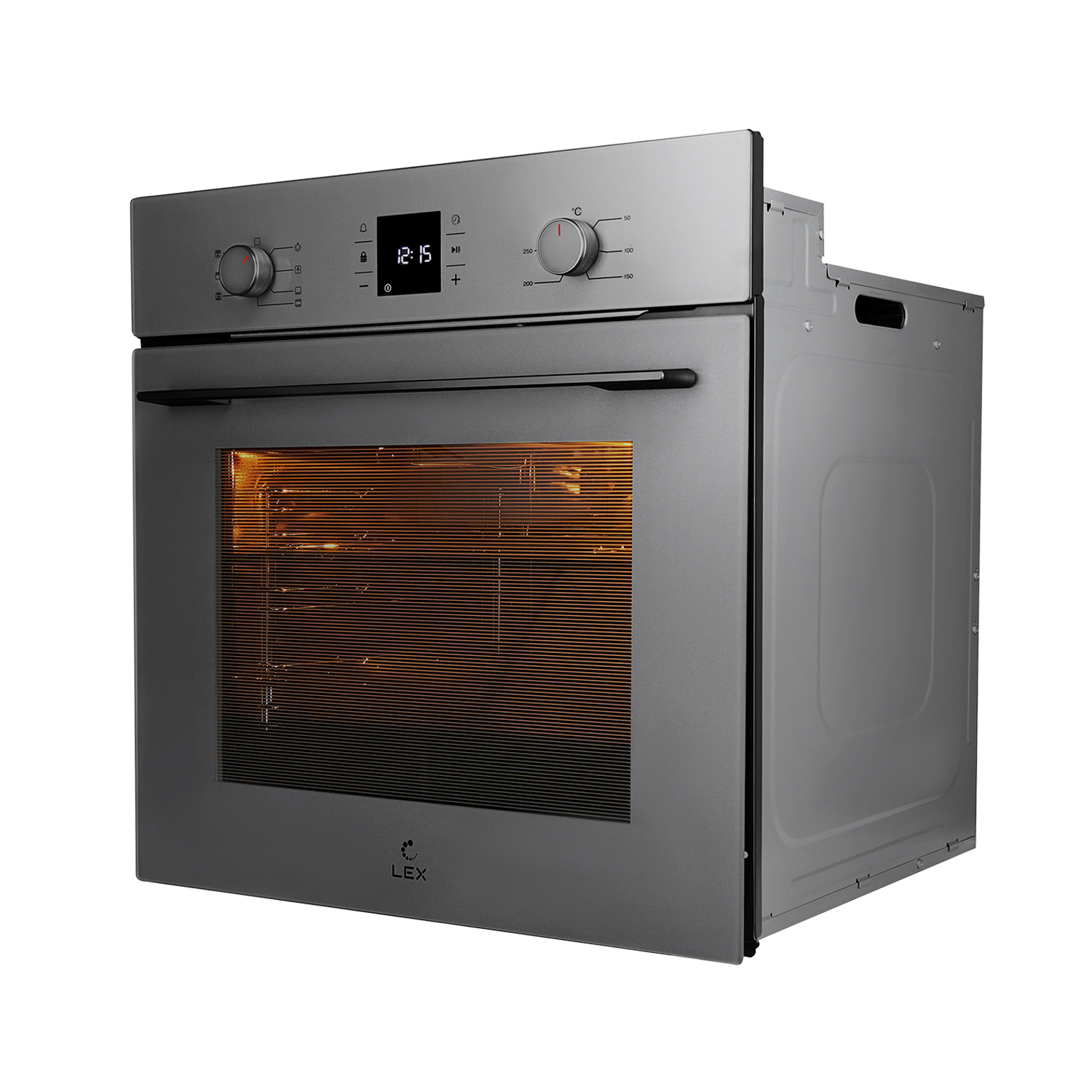 9242190 Электрический духовой шкаф LEX EDM 076 GR серый STDN-0049088 - Вид №2