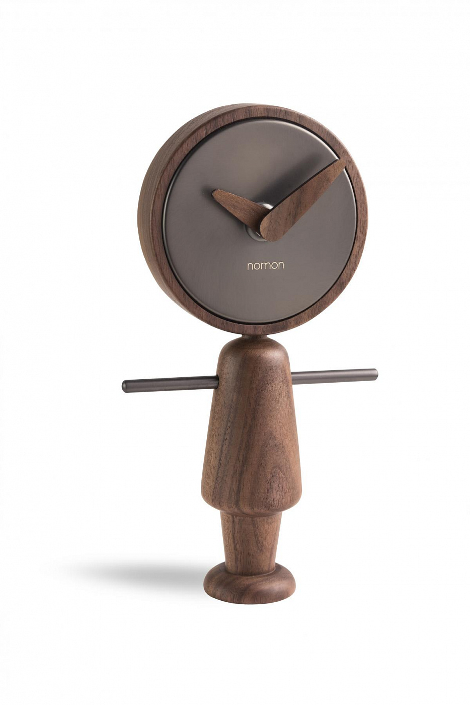 095246 Настольные часы Nene золотой-орех Nomon Nene&Nena  - Вид №3