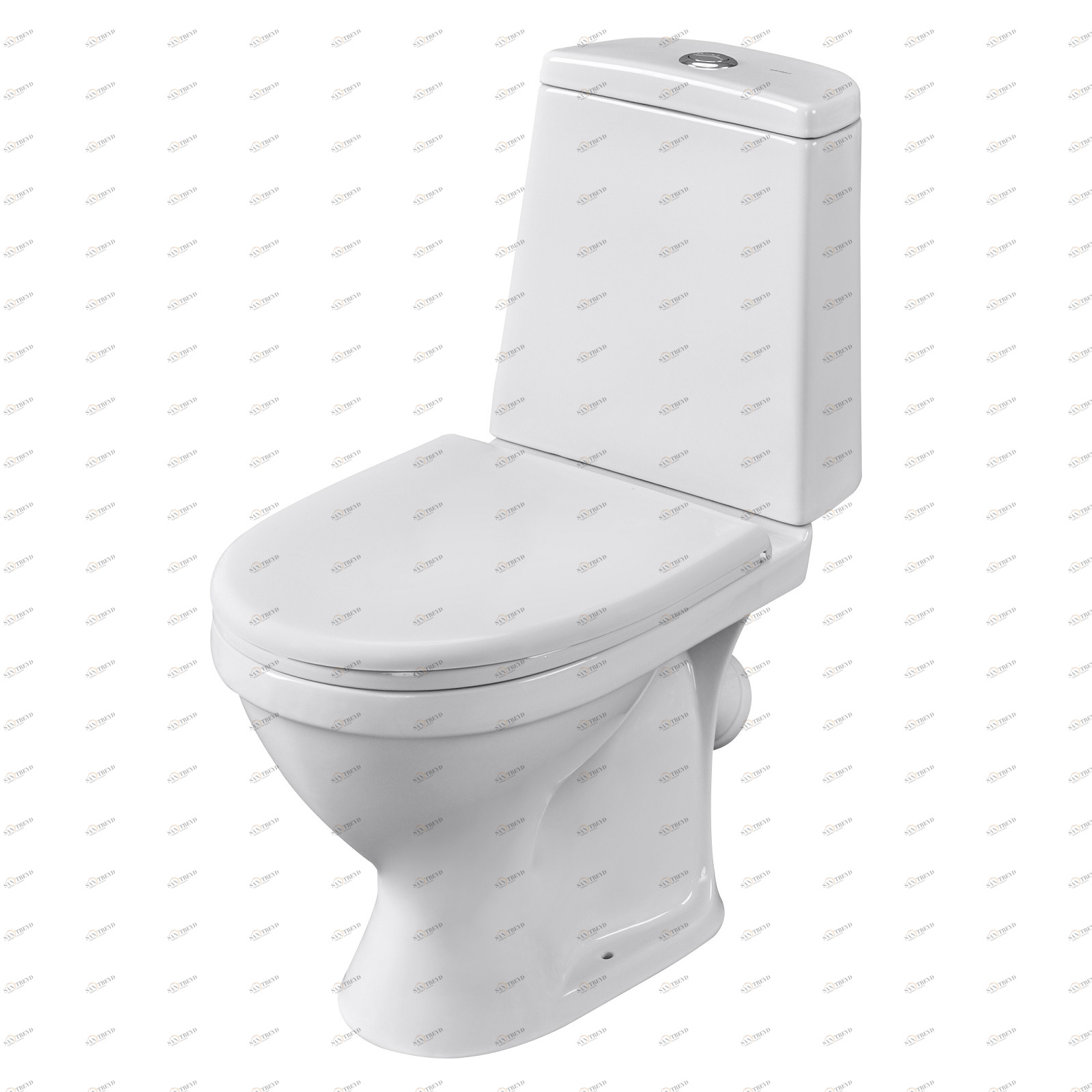 1.P205.4.S00.00B.F Компакт унитаз с бачком Белый SANTERI  Россия 