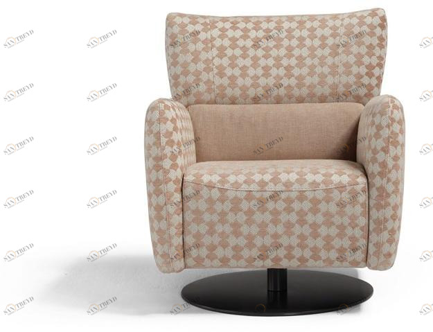 Egoitaliano Вращающееся кресло из ткани Honey sun-id-1475741