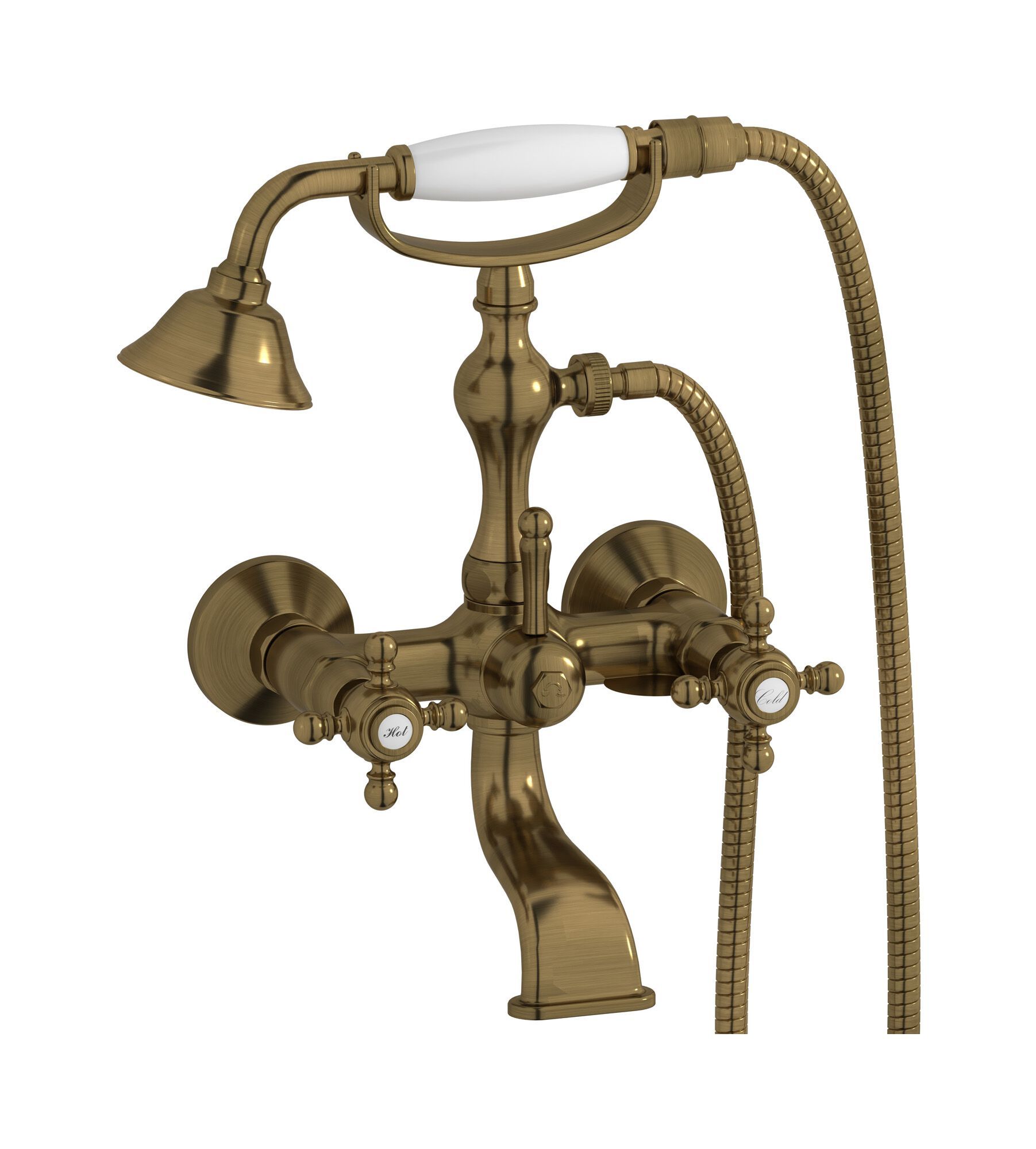 Наружный настенный смеситель для ванны с ручным душем IB Hermes + Hermes Elle ARCH-00115445 - Вид №1