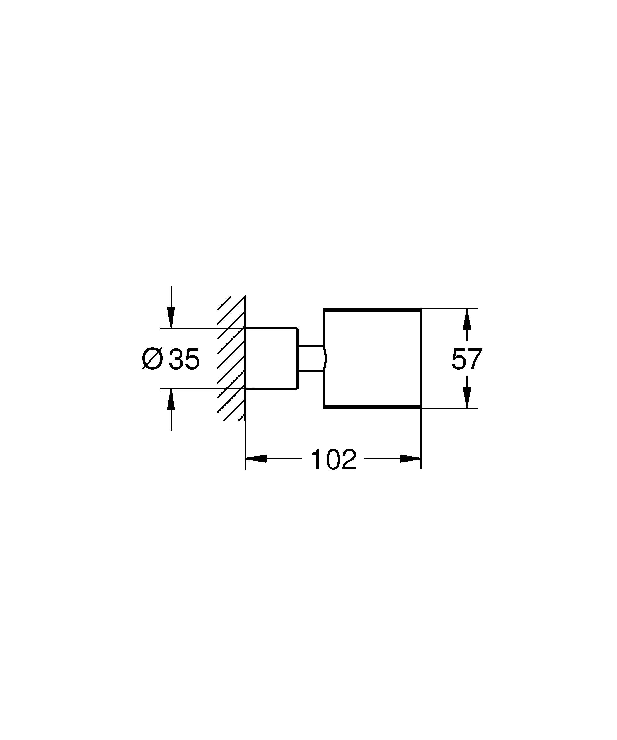 Держатель для стакана GROHE Atrio New, хром (40304003) - Вид №1