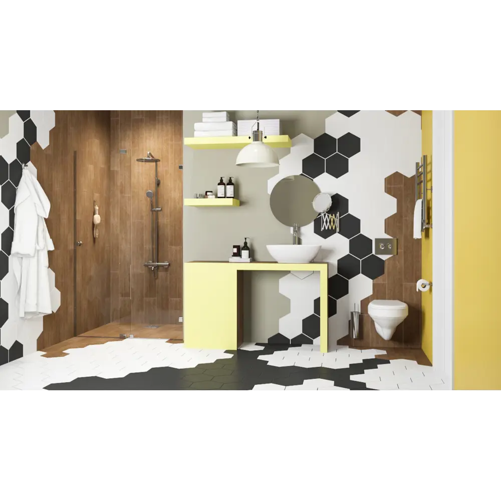 Керамогранит Буранелли, 20х23.1 см, 0.76 м2, цвет белый Kerama Marazzi STLM-2027269 - Вид №5